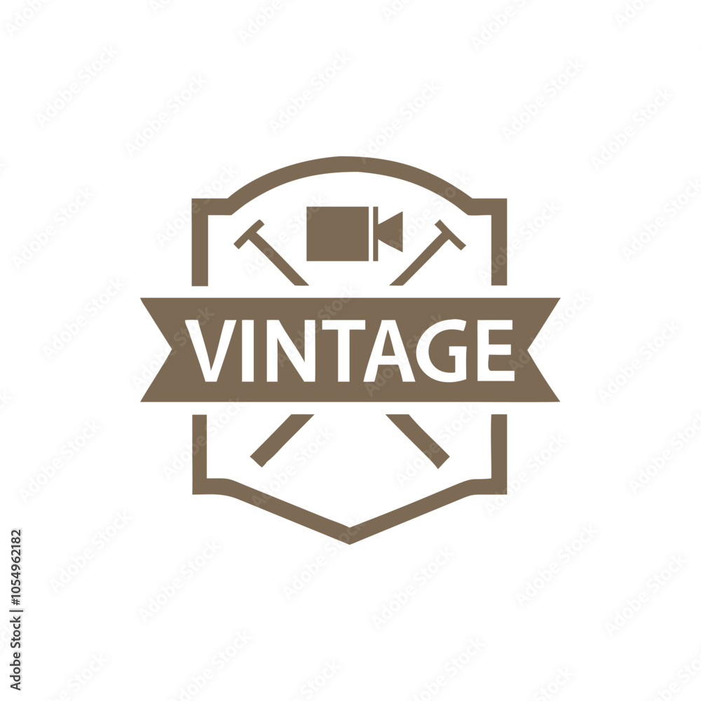 Retro Film Reel Logo for Classic Cinema Productions Retro Film Reel Logo for Classic Cinema Productions