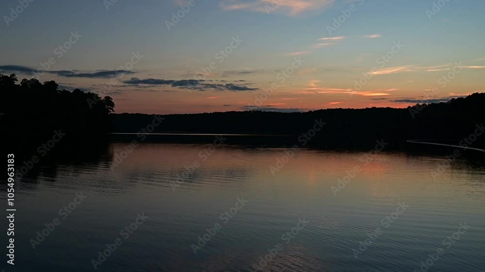Horizontal Video: Sunset over Horizontal Video: Sunset over