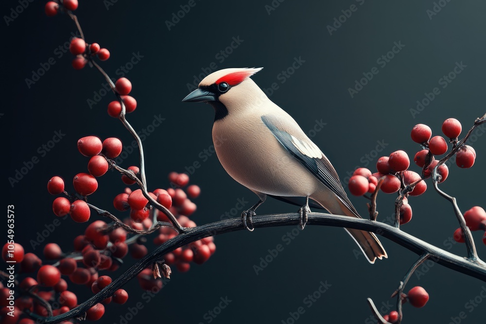 Fototapeta premium branch of mountain ash