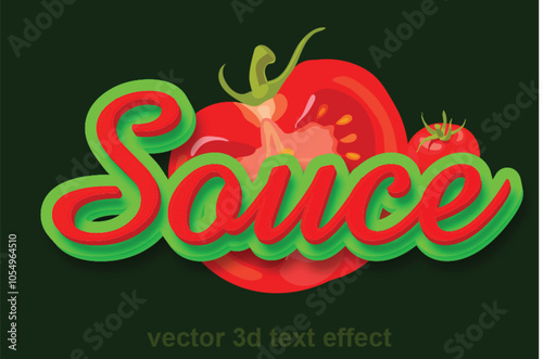 Souce 3d text effect