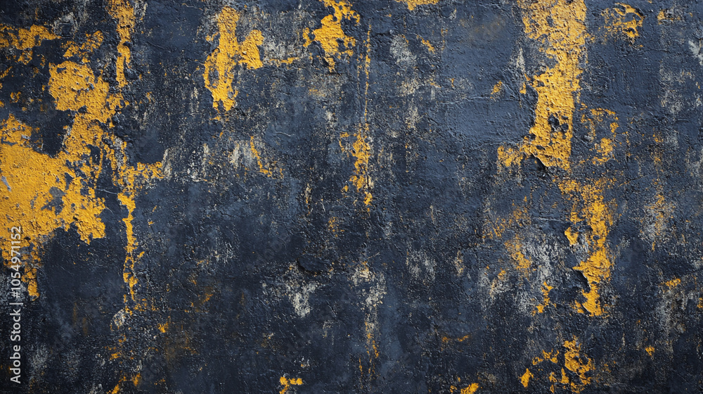 Textured wall with vibrant yellow and dark gray colors in an urban setting Textured wall with vibrant yellow and dark gray colors in an urban setting