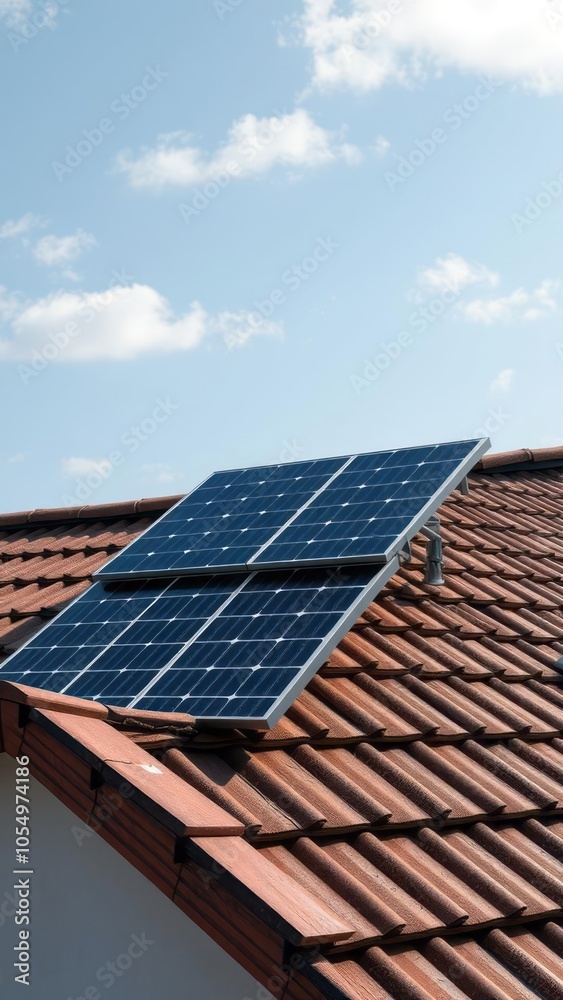 Solar panel on roof top solar panel Ultra realistic Photorealistic Solar panel on roof top solar panel Ultra realistic Photorealistic