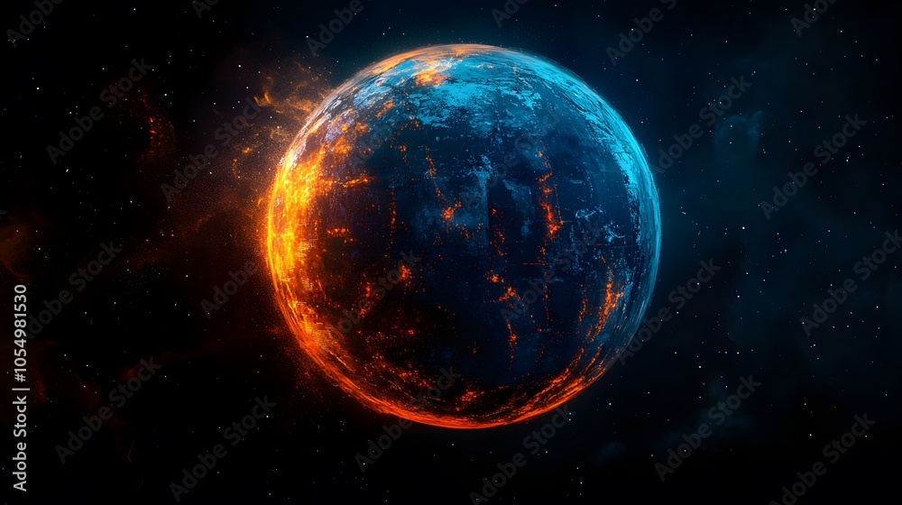 sun and planet sun and planet