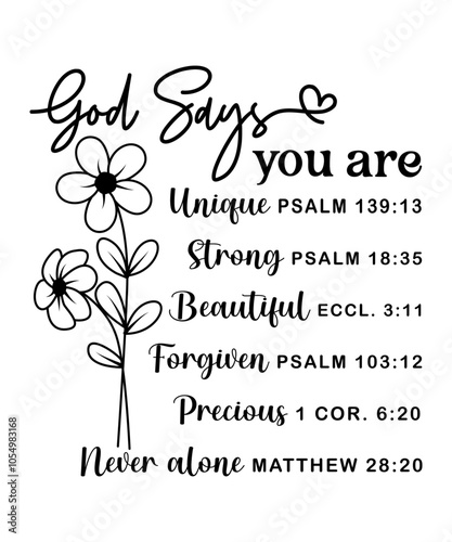 Jesus, There Was Jesus, Christian, Faith, Wildflowers, Bible Verse, God, Religious, Cross Flower  SVG T-shirt Design