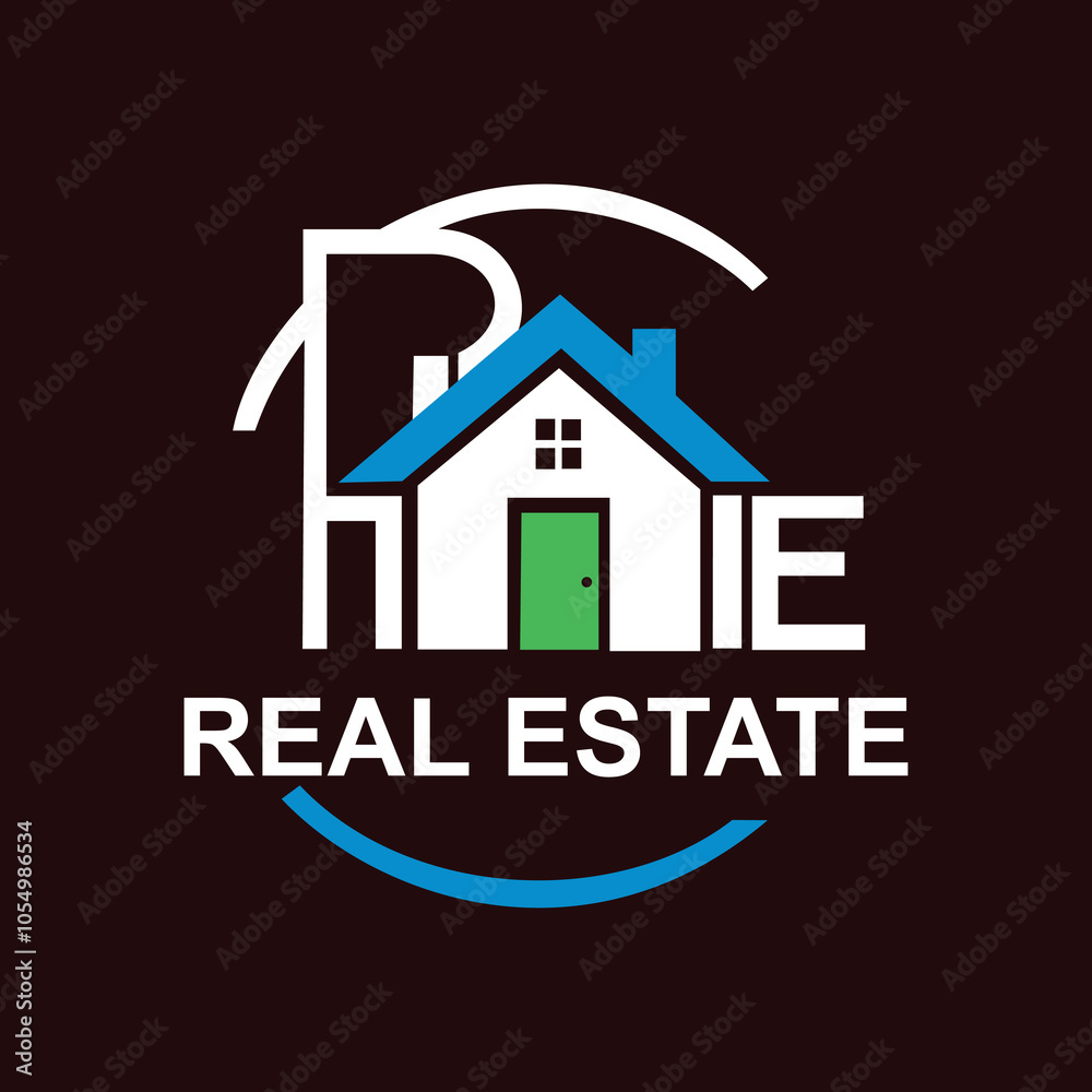 Fototapeta premium Real estate logo design