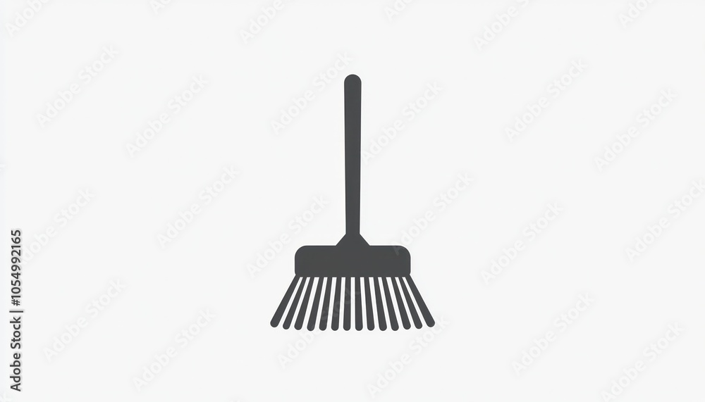 Icon representing cleaning services with a focus on minimalist hygiene. Icon representing cleaning services with a focus on minimalist hygiene.