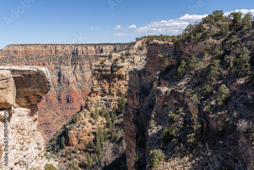 Grand Canyon National Park, Arizona, USA. Scenic view of Grand Canyon