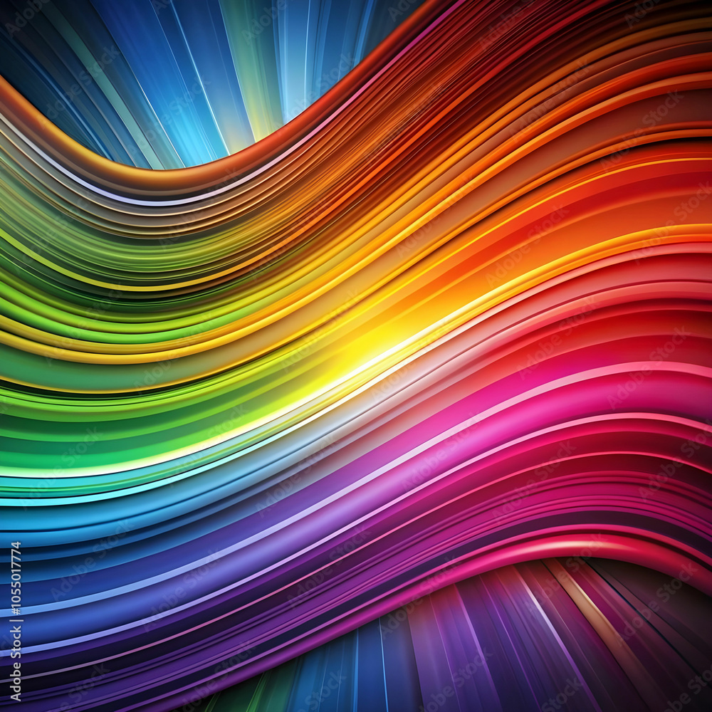 Naklejka premium background abstract with colorful lines