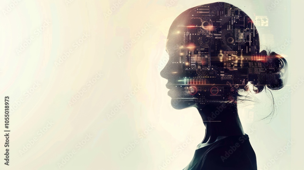 Woman with a Digital Mind Woman with a Digital Mind