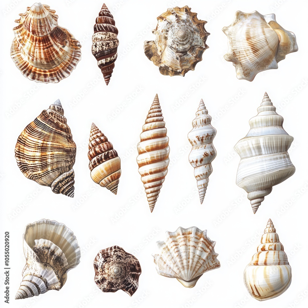 Diverse Seashells Collection Diverse Seashells Collection