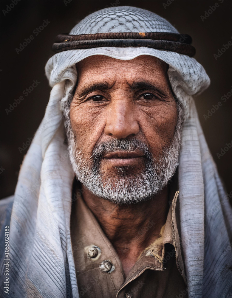Face of Frustrated Middle Eastern Muslim Man Wearing Islamic Clothes Face of Frustrated Middle Eastern Muslim Man Wearing Islamic Clothes