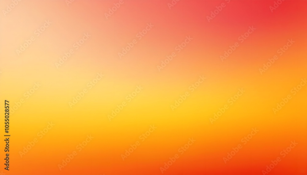 Naklejka premium Warm gradient background combining yellow, coral, and light orange hues