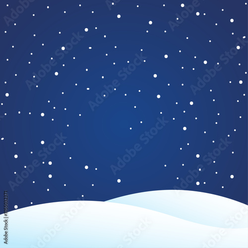 Winter landscape background. Christmas festival design background