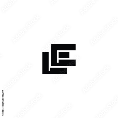 EL monogram logo design letter text name symbol monochrome logotype alphabet character simple logo