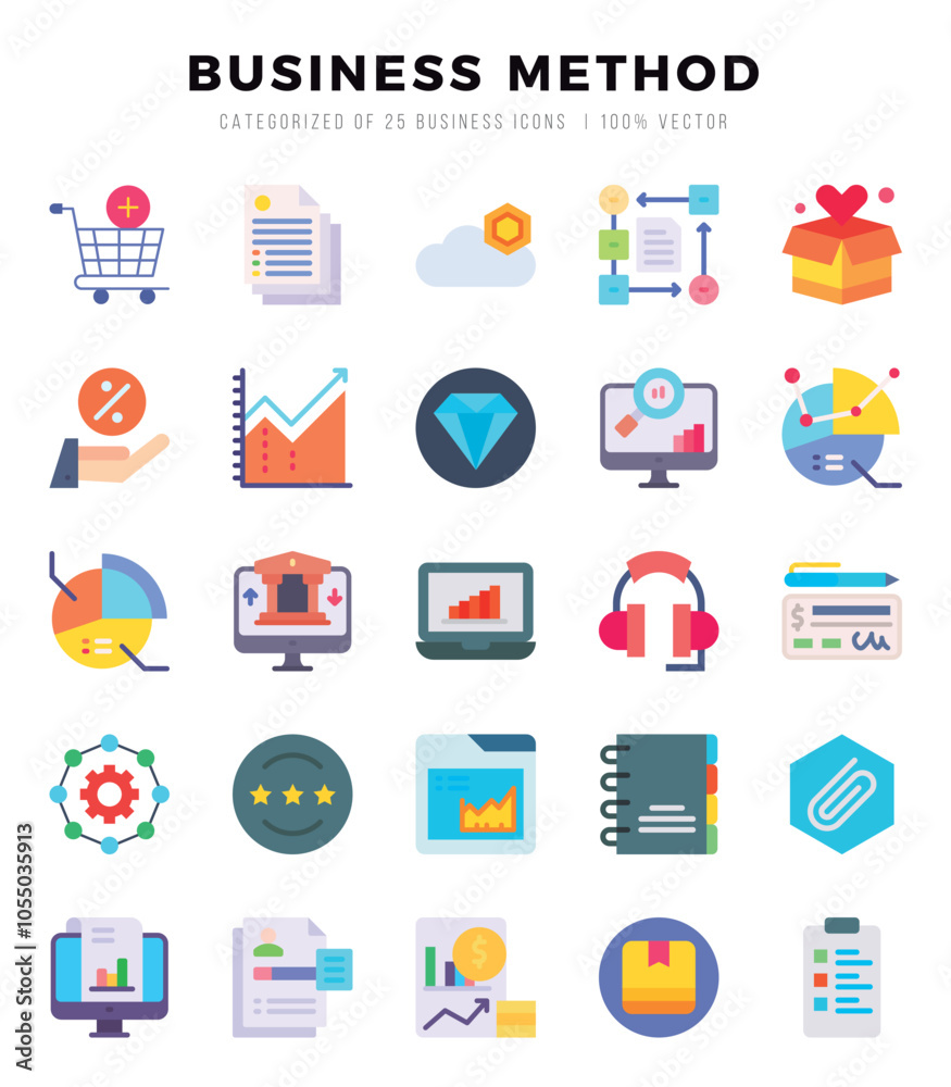 Business Method Icon Bundle 25 Icons for Websites and Apps Business Method Icon Bundle 25 Icons for Websites and Apps