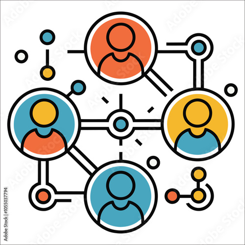 networking icon, network icon, connection icon, communication icon, social network icon, network vector, digital networking, internet icon