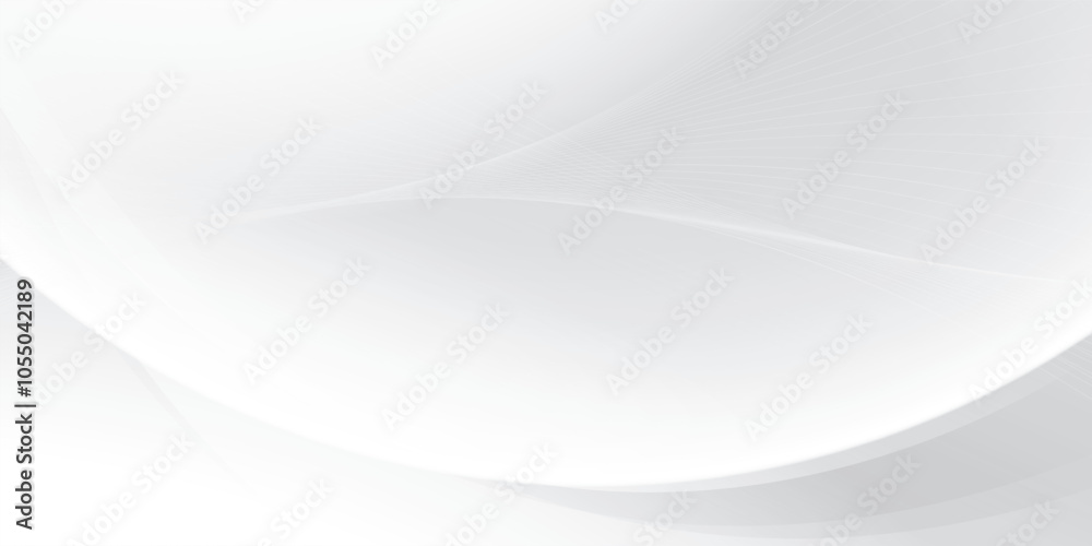 Abstract white and gray color, modern design stripes background with curve lines, wavy pattern. Vector illustration. Abstract white and gray color, modern design stripes background with curve lines, wavy pattern. Vector illustration.