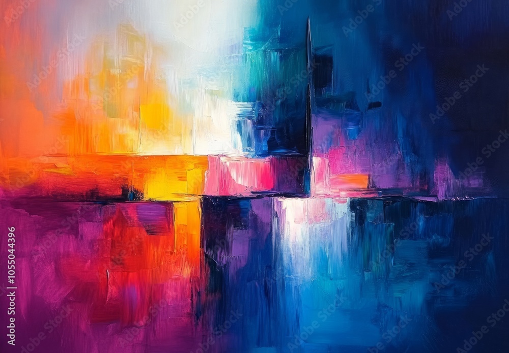 Fototapeta premium Abstract Colorful Painting