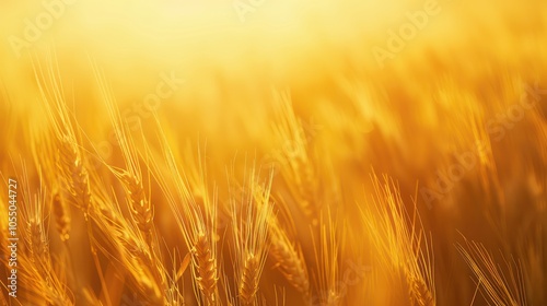 Golden Wheat Field at Sunset