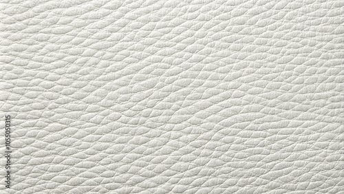 White grained leather texture or background