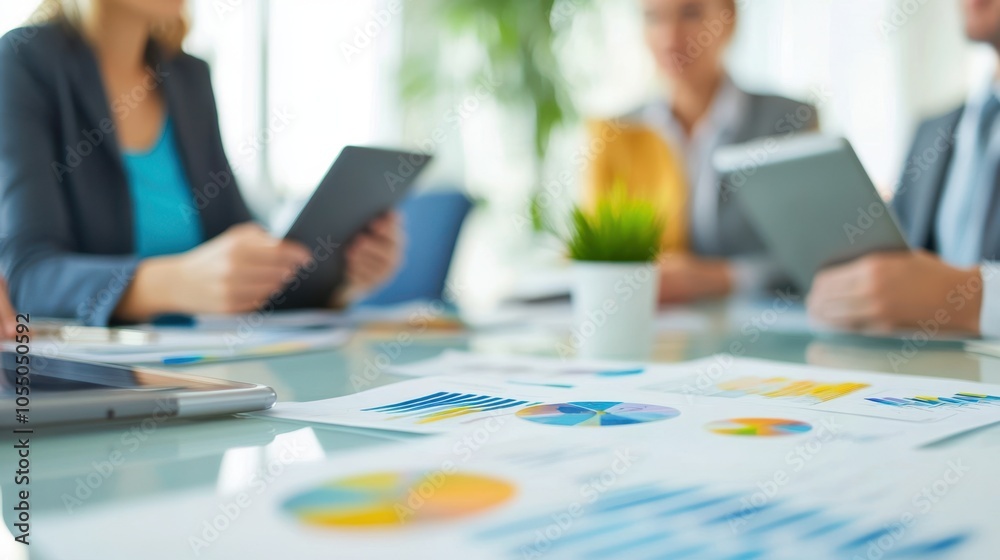 The Business Meeting with Charts The Business Meeting with Charts