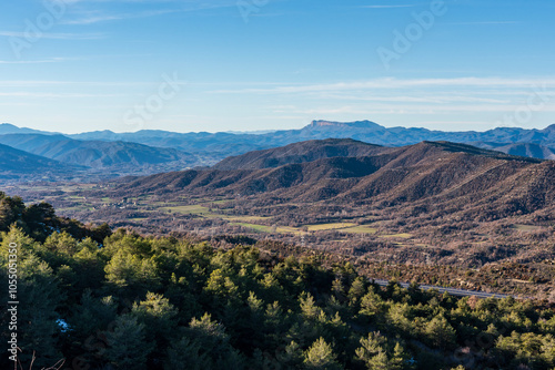 Here’s the winter landscape of the Pyrenees mountains, showcasing the snow-capped peaks and winding mountain trails. I hope you like it