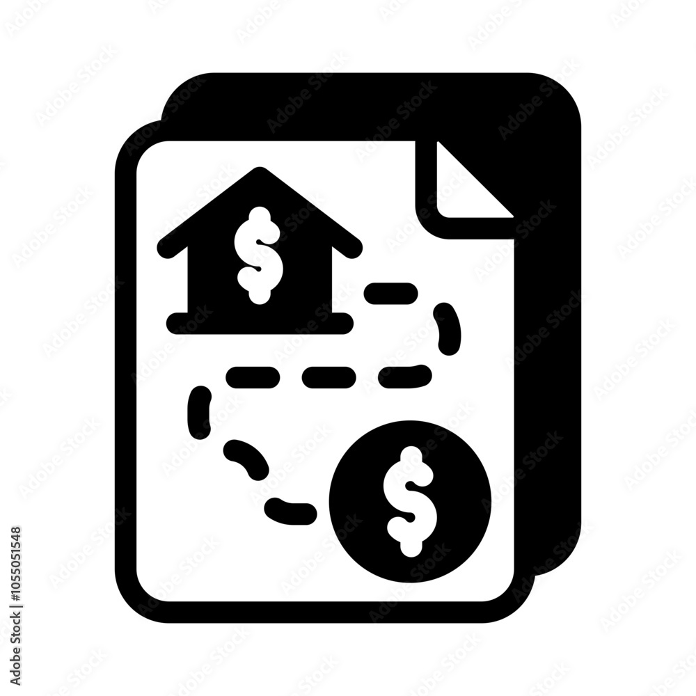 property investment agreement glyph style