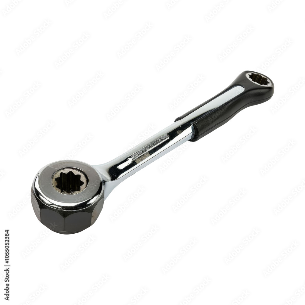 Chrome Wrench with Black Handle Chrome Wrench with Black Handle