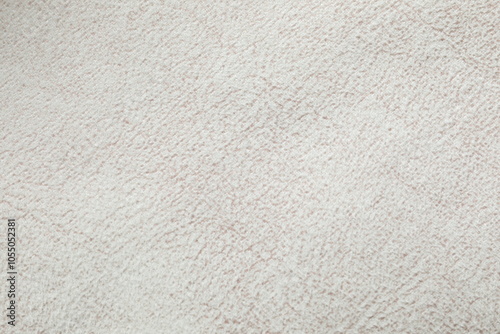 Wallpaper Mural White cuddle teddy bear fabric as background, top view Torontodigital.ca