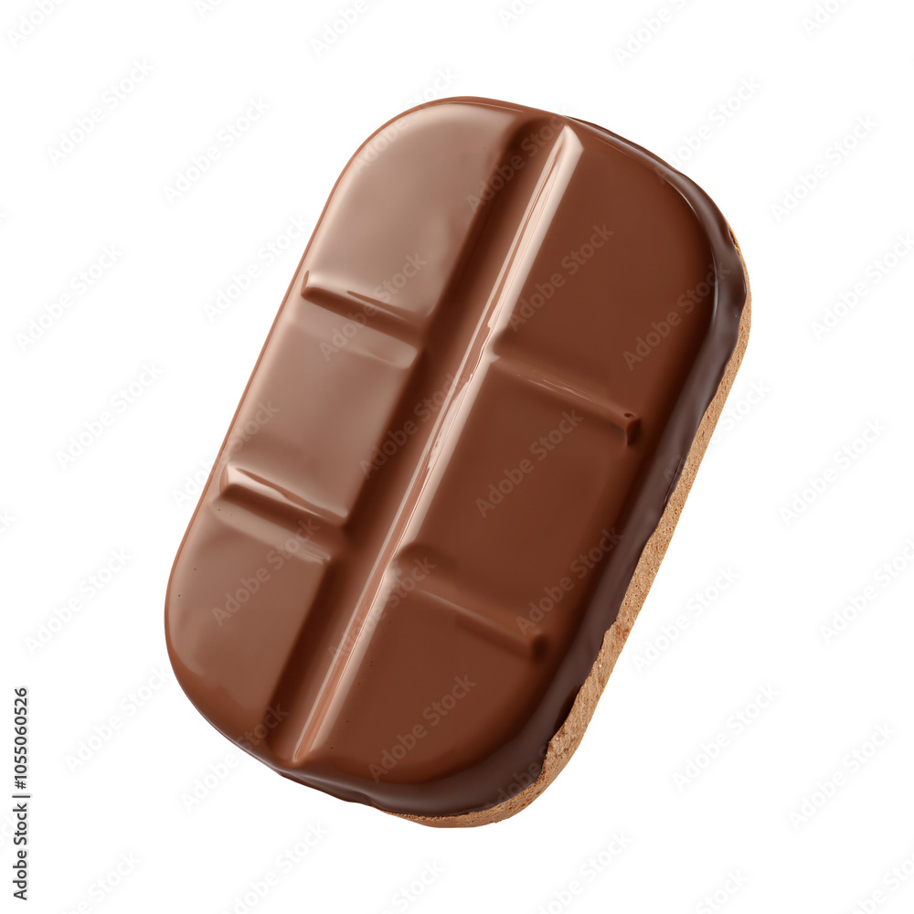 Delicious Chocolate Bar with Smooth Milk Chocolate Coating. Delicious Chocolate Bar with Smooth Milk Chocolate Coating.