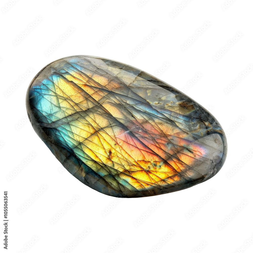 Labradorite Gemstone with Rainbow Iridescent Effect Labradorite Gemstone with Rainbow Iridescent Effect