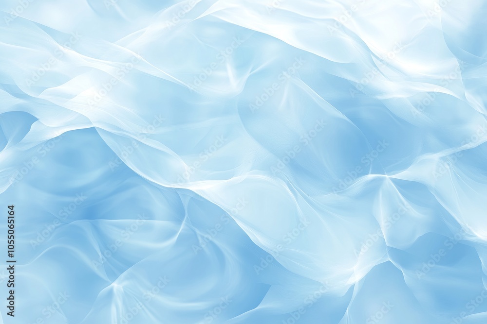 Fototapeta premium Delicate Light Blue Abstract Background