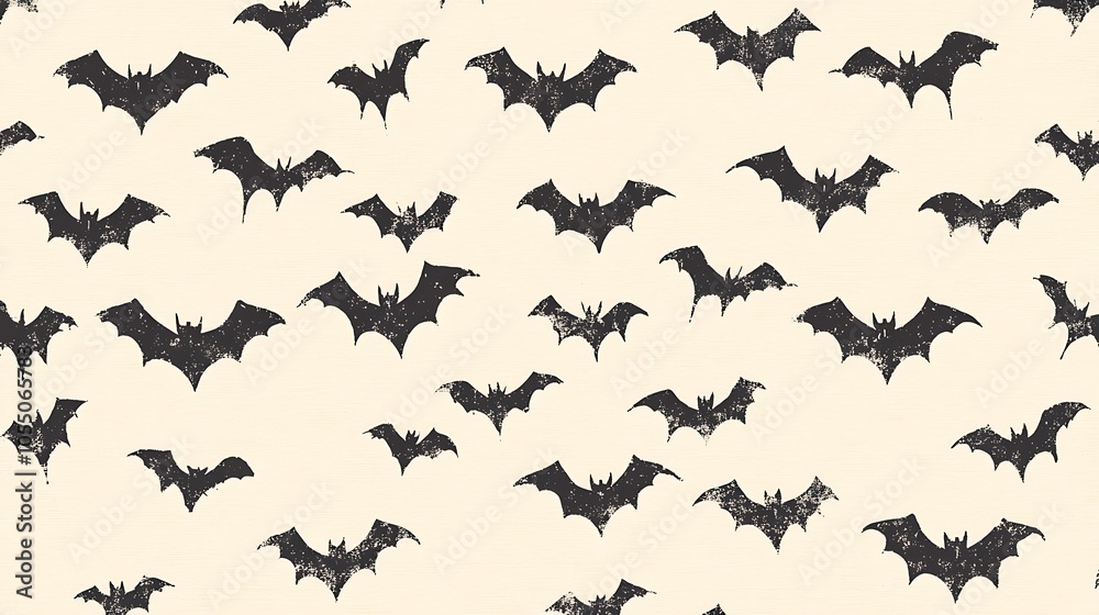 Halloween warm beige backdrop featuring simple bat silhouettes Halloween warm beige backdrop featuring simple bat silhouettes