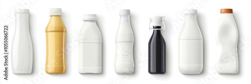 Blank Drink Bottles Mockup