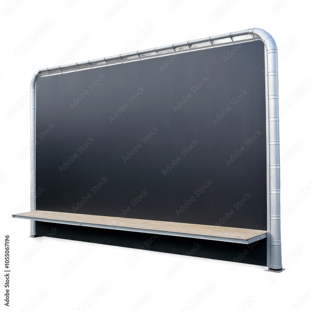 Fototapeta premium A Versatile Blank Billboard on a Transparent Background for Creative Advertising and Design Projects