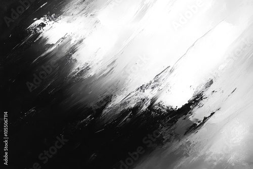 Wallpaper Mural image with black and white brush strokes may used as background Torontodigital.ca