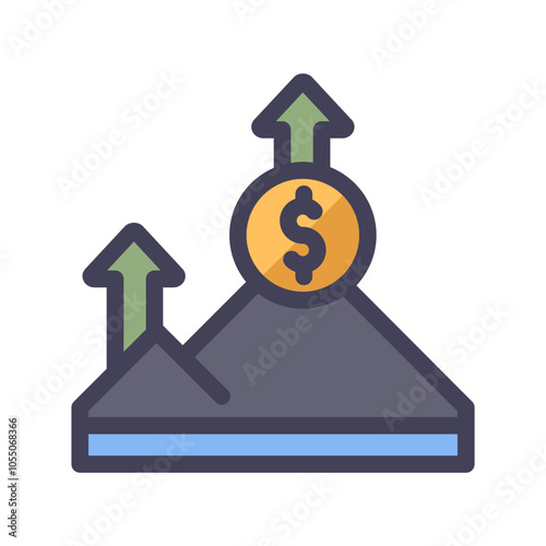 mountain dollar growth filled style