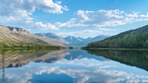 Mountain Lake Reflection