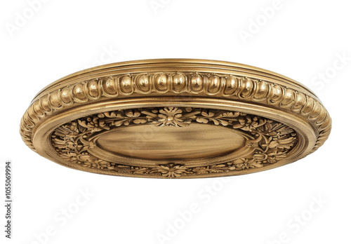 Ornate Decorative Ceiling Medallion with Intricate Design Elements