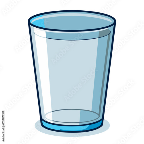glass of water no background