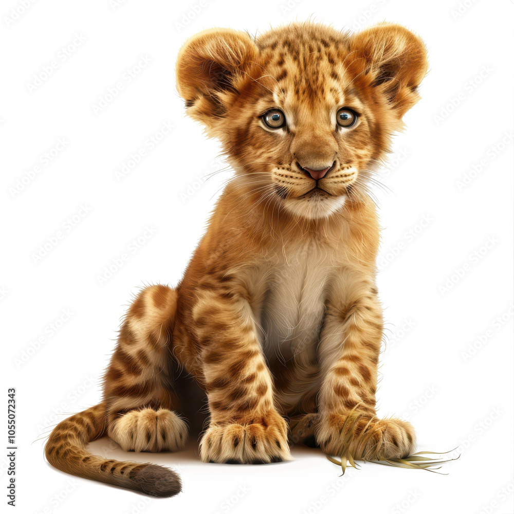 Adorable Lion Cub Portrait: A Captivating Look into the Wild Adorable Lion Cub Portrait: A Captivating Look into the Wild