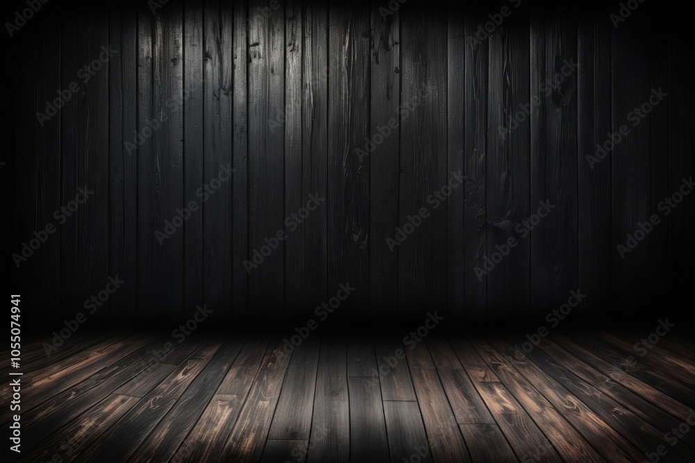 An old room with a wooden floor featuring grunge textures, vintage elements, and a dark, aged atmosphere The interior has concrete and brick walls, creating a rough, empty An old room with a wooden floor featuring grunge textures, vintage elements, and a dark, aged atmosphere The interior has concrete and brick walls, creating a rough, empty