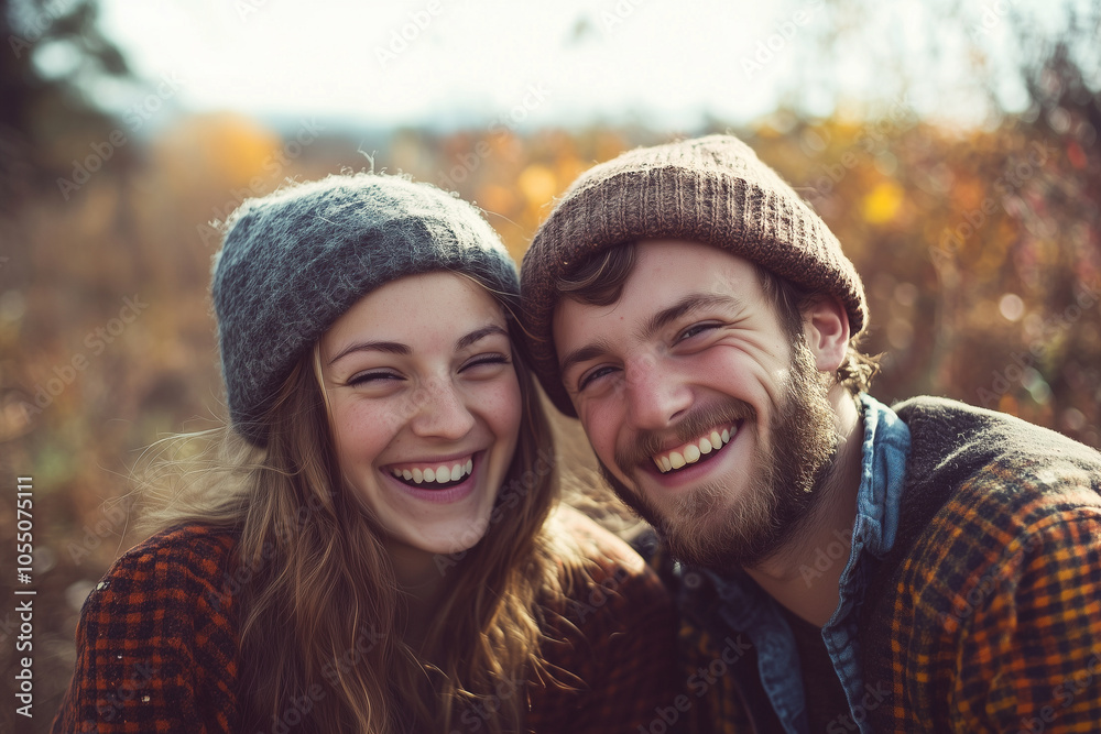 man and woman are hugging each other, both smiling. Scene is happy and affectionate. man and woman are hugging each other, both smiling. Scene is happy and affectionate.