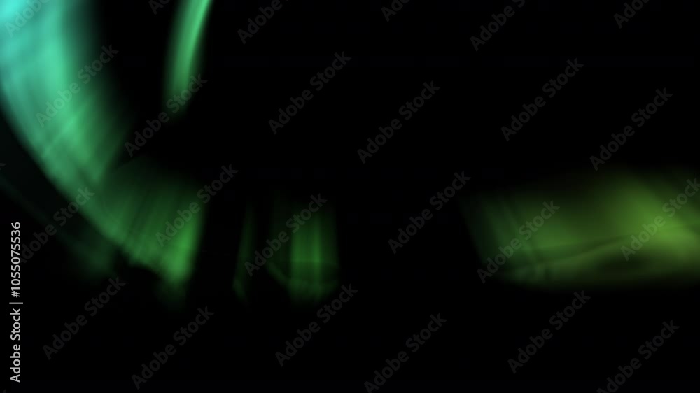 Aurora Loop Glowing Green Background Aurora Loop Glowing Green Background