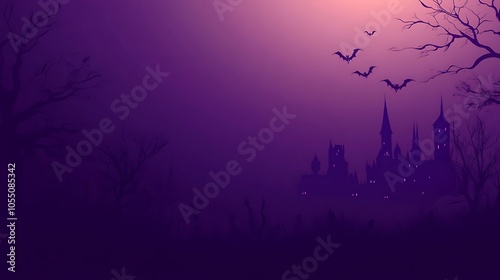 Halloween dark purple gradient background with subtle texture