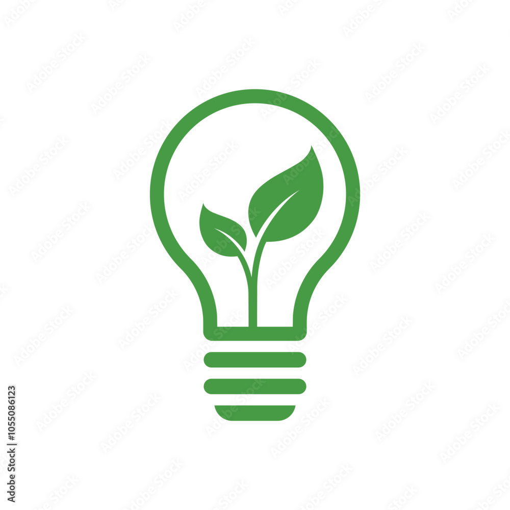 Green energy logo. Eco bulb energy logo. Save energy symbol. Energy icon with green leaf. Green energy logo. Eco bulb energy logo. Save energy symbol. Energy icon with green leaf.
