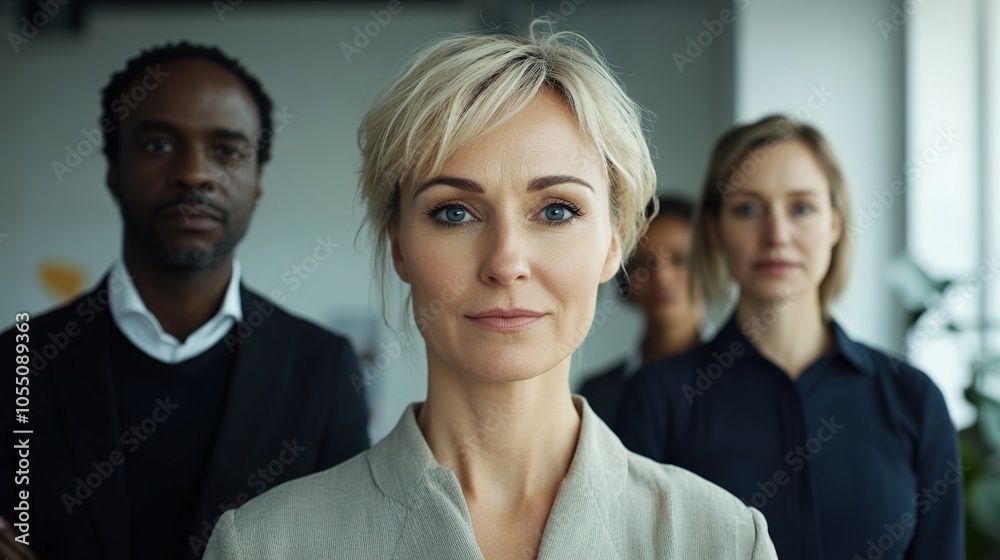 Diverse Group of Professionals in an Office Setting Diverse Group of Professionals in an Office Setting