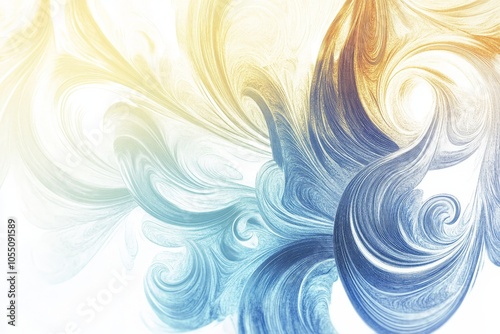 Abstract Art: Swirling Colors.