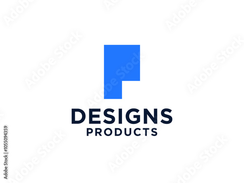 Free Download Abstract Letter P Line Liquid Connection Technology Logo. - GFXLoad