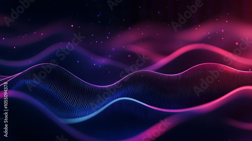 Abstract night background with colorful lights and dynamic patterns, featuring a sense of motion and energy in a vibrant design